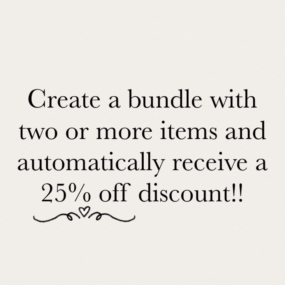 Bundle Discount!!